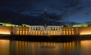 photo of Parliament House, Canberra